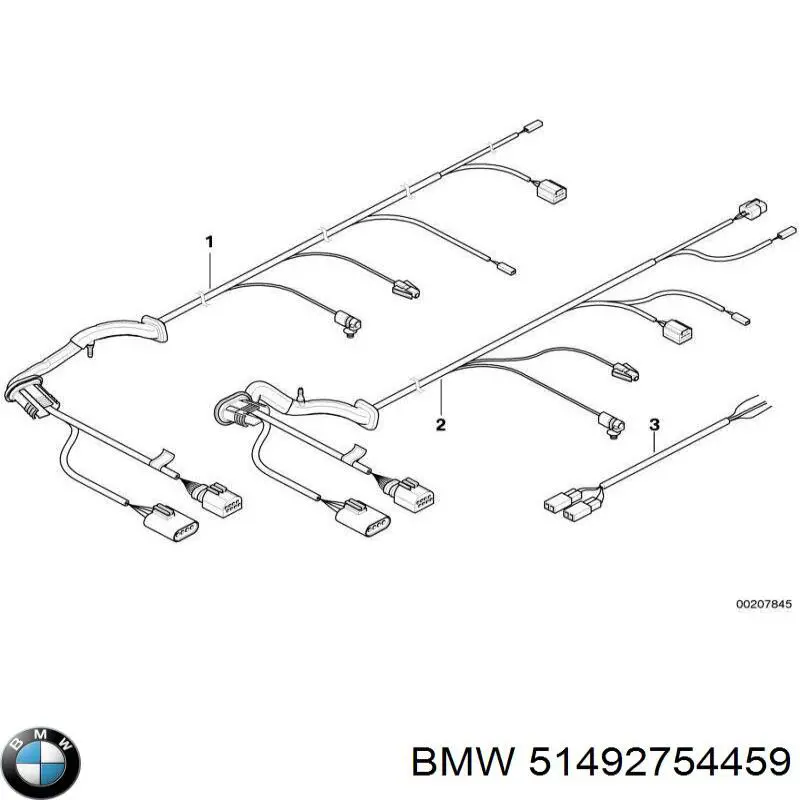 Fecho de tampa de porta-malas (de 3ª/5ª porta traseira) BMW 51492754459 preço, a partir de 83,94 USD