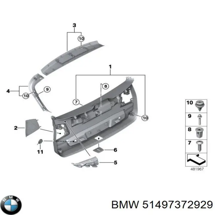  BMW 51497455851 preço, a partir de 5,29 USD