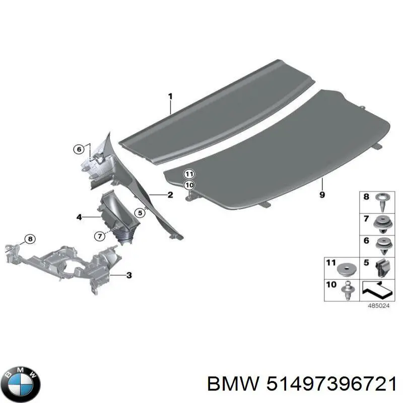  BMW 51497396721 preço, a partir de 5,87 USD