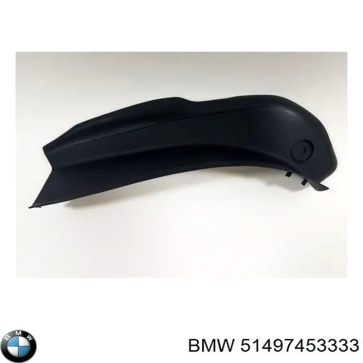 51497410819 BMW Placa sobreposta traseira esquerda de agueiro