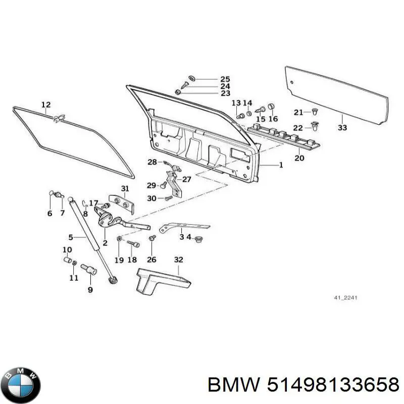  BMW 51498133658 preço, a partir de 18,48 USD