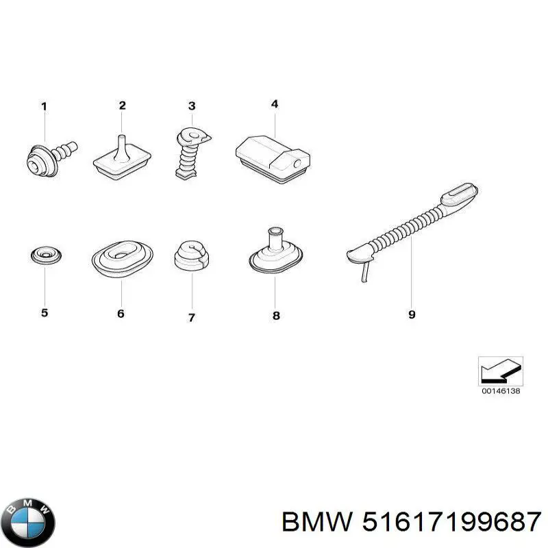 Tampa (tampão) do tanque de expansão BMW 51617199687 preço, a partir de 42,47 USD