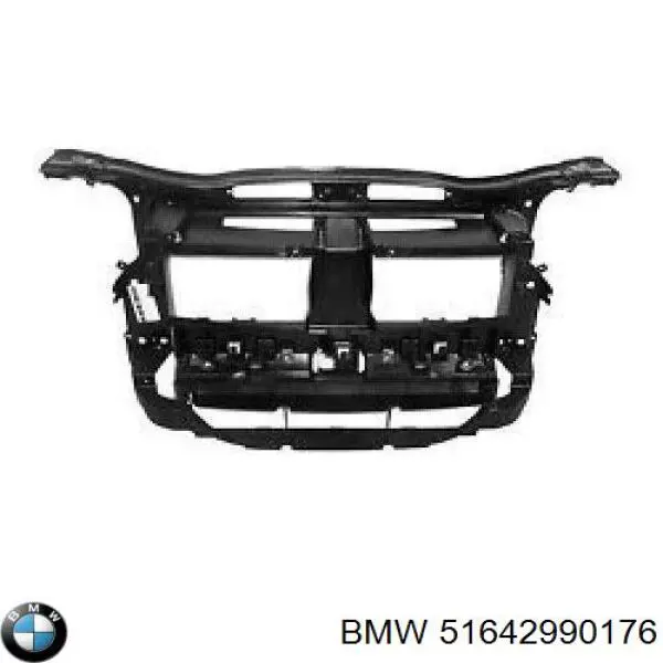 51642990176 BMW Suporte do radiador montado (painel de montagem de fixação das luzes)