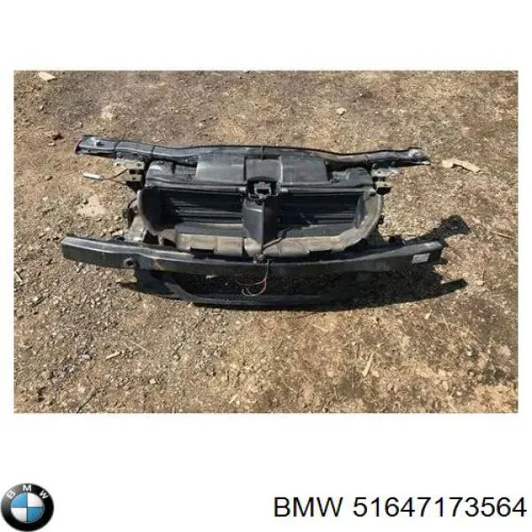 Suporte do radiador montado (painel de montagem de fixação das luzes) BMW 51647173564 preço, a partir de 284,33 USD