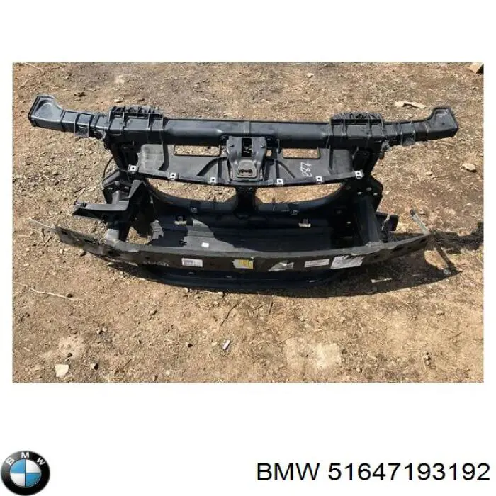 Compre 51647193192 BMW Suporte do radiador montado (painel de montagem de fixação das luzes)