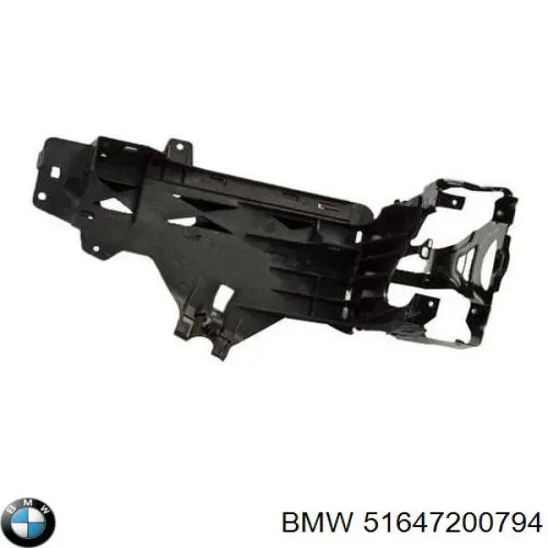 51647200794 BMW Consola (adaptador) de fixação da luz dianteira direita