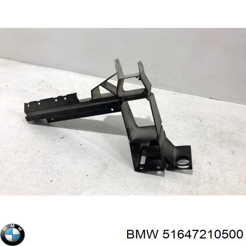Compre 51647210500 BMW Suporte direito do radiador (painel de montagem de fixação das luzes)