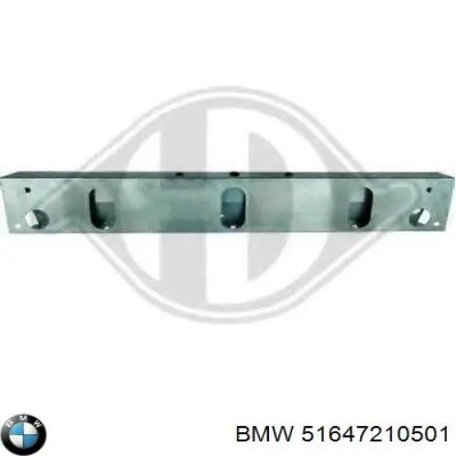 51647210501 BMW Suporte superior do radiador (painel de montagem de fixação das luzes)