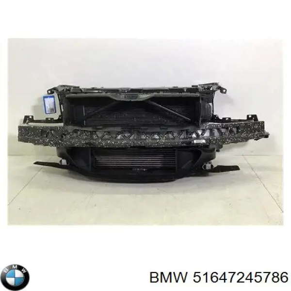 51647245786 BMW Suporte superior do radiador (painel de montagem de fixação das luzes)