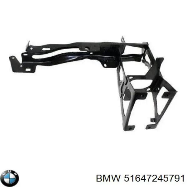 51647245791 BMW Consola (adaptador) de fixação da luz dianteira esquerda