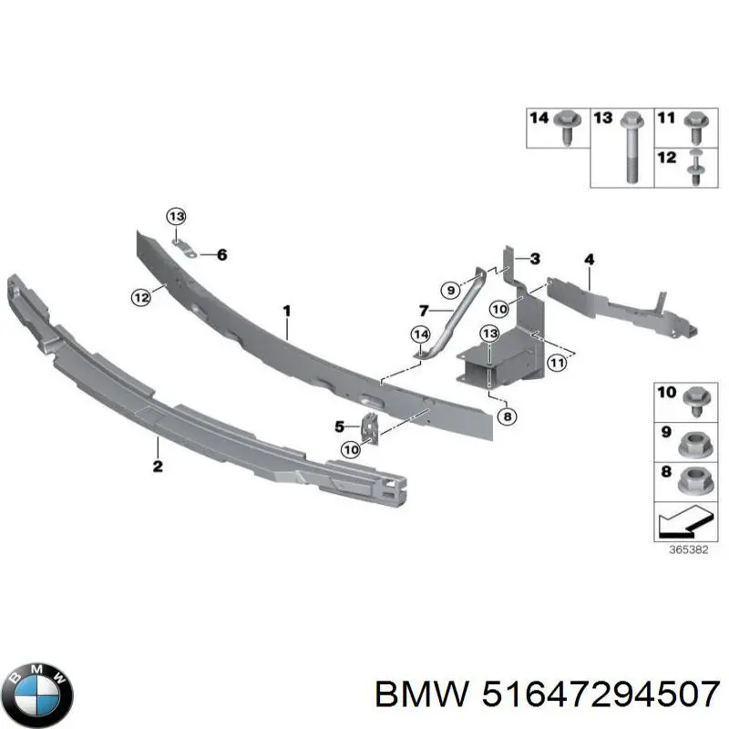 Consola de reforçador do pára-choque dianteiro BMW 51647294507 preço, a partir de 127,29 USD