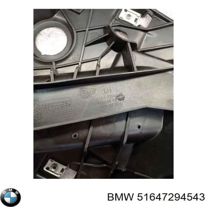 Compre 51647294543 BMW Consola dianteira de fixação do pára-lama dianteiro esquerdo