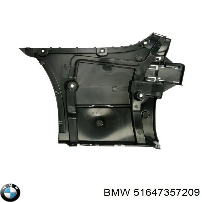 Suporte superior do radiador (painel de montagem de fixação das luzes) BMW 51647357209 preço, a partir de 50,85 USD