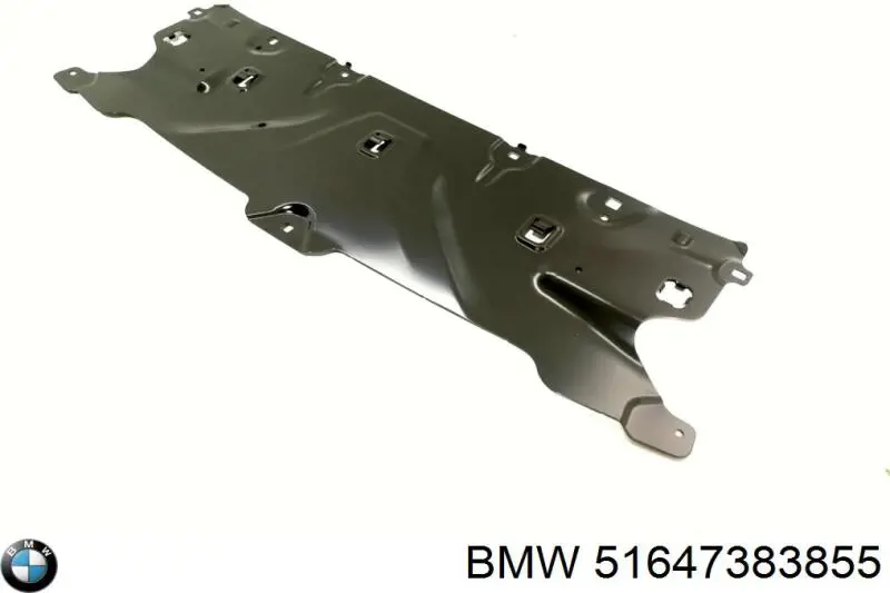 Compre 51647383855 BMW Placa sobreposta superior do painel dianteiro (de suporte do radiador)