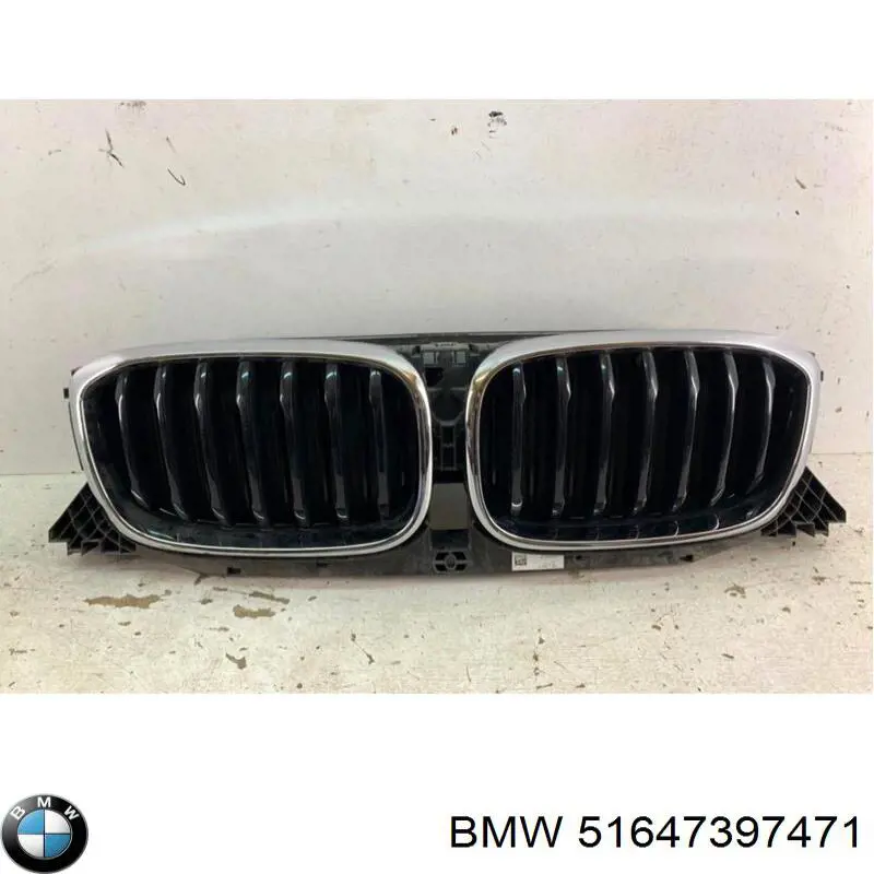 51647397471 BMW Conduto de ar/defletor do radiador, superior