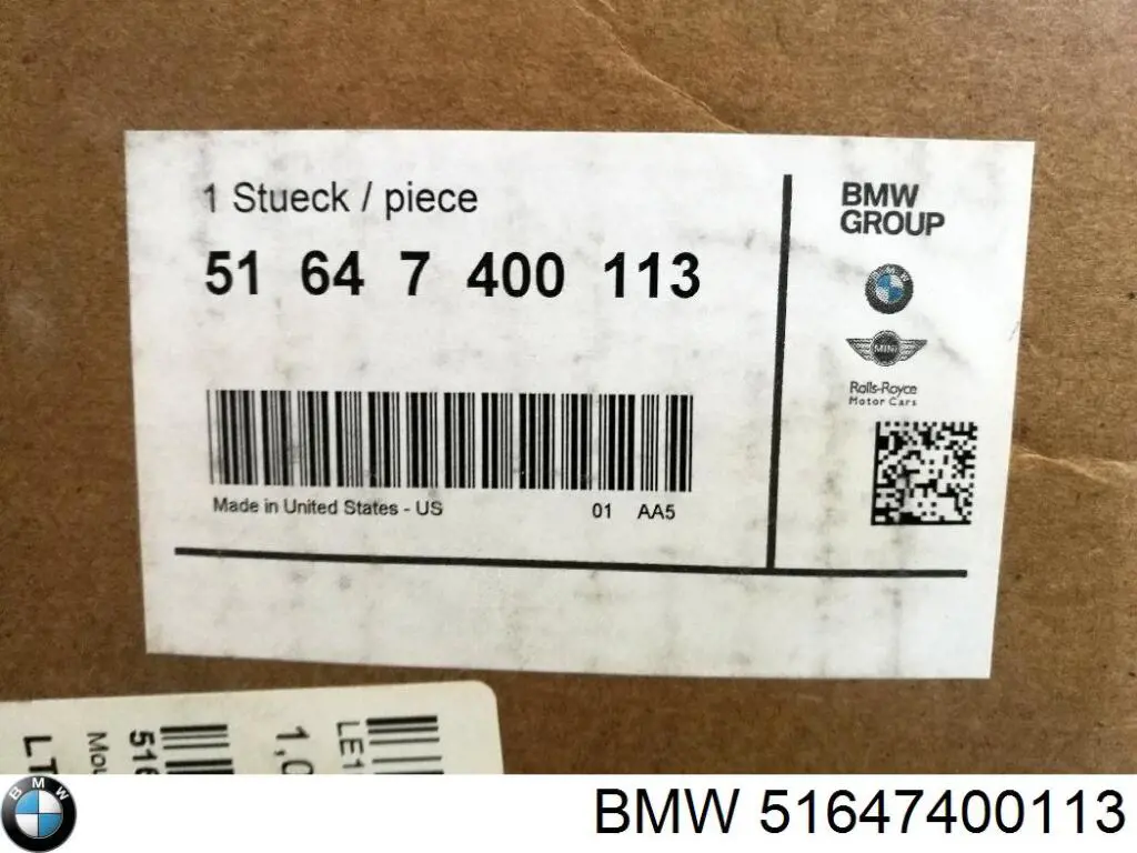 Consola (adaptador) de fixação da luz dianteira esquerda BMW 51647400113 preço, a partir de 115,59 USD