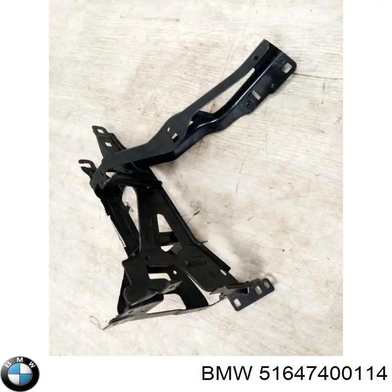 51647400114 BMW Consola (adaptador) de fixação da luz dianteira direita