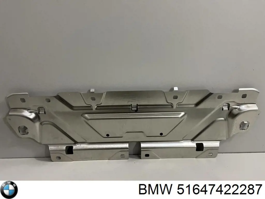 7422287 BMW Placa sobreposta superior do painel dianteiro (de suporte do radiador)