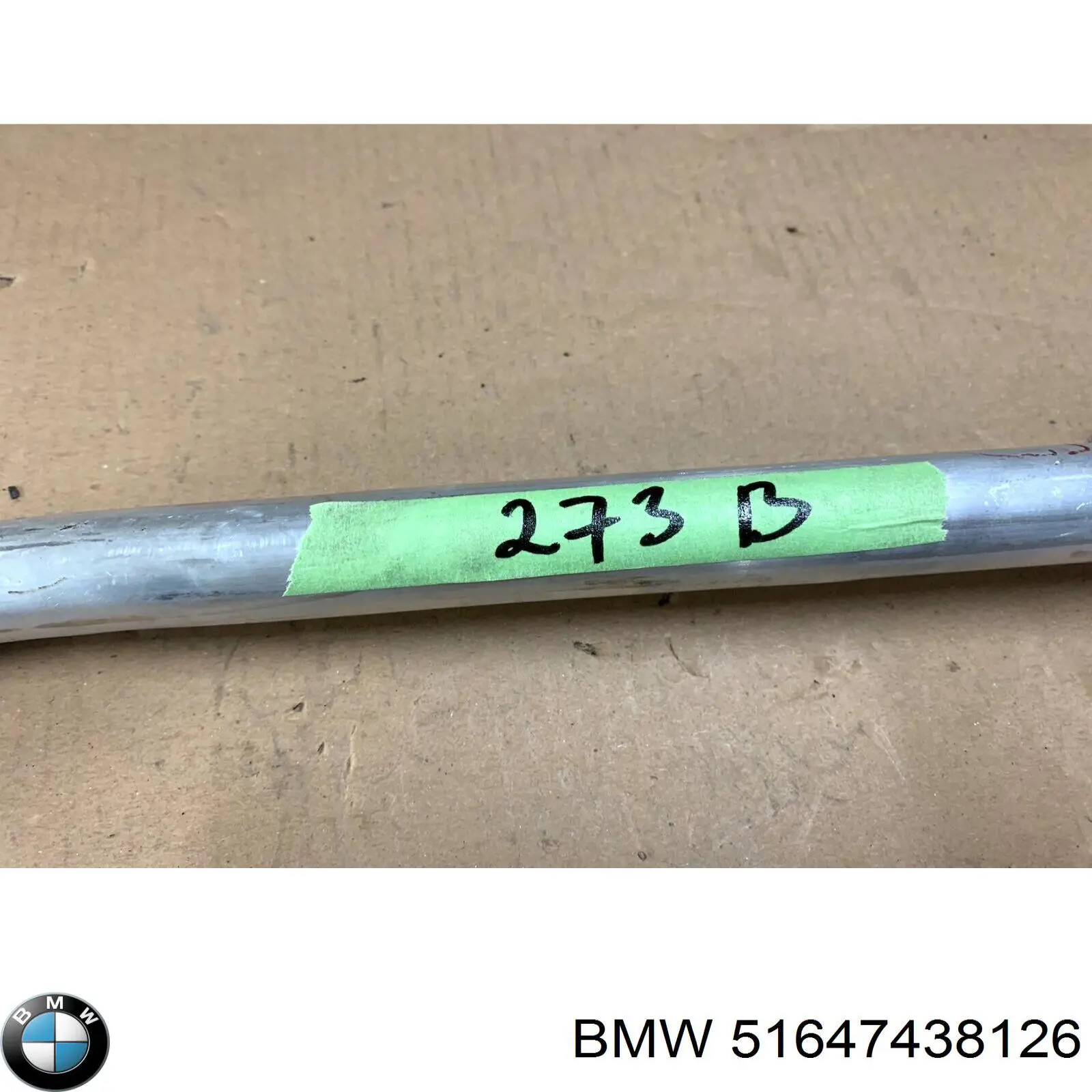 51647438126 BMW Reforçador do pára-choque dianteiro