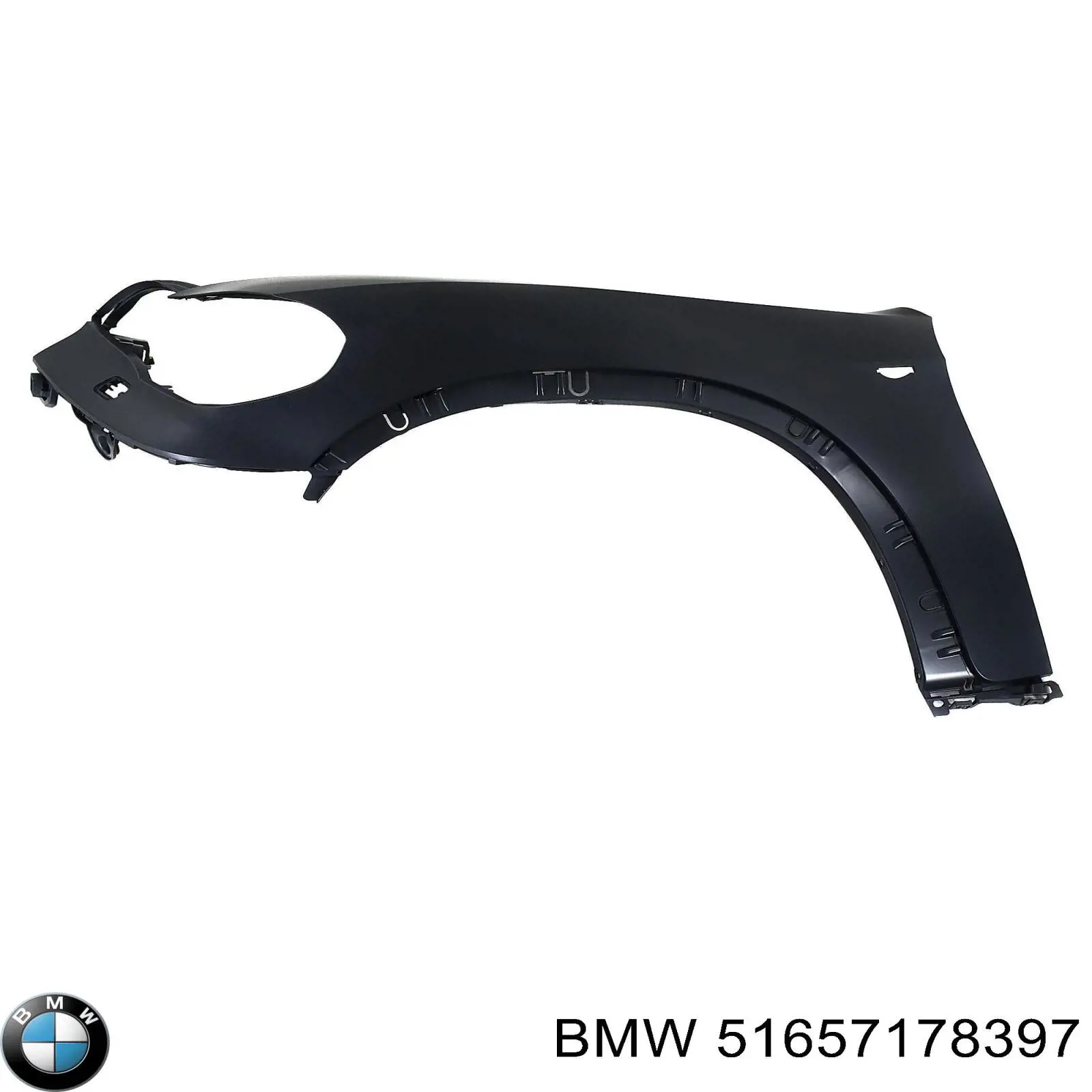 Pára-lama dianteiro esquerdo 51657178397 BMW