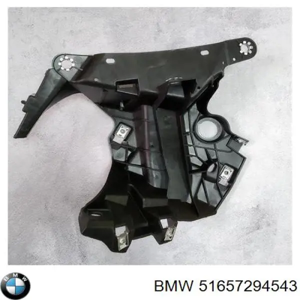 Consola dianteira de fixação do pára-lama dianteiro esquerdo BMW 51657294543