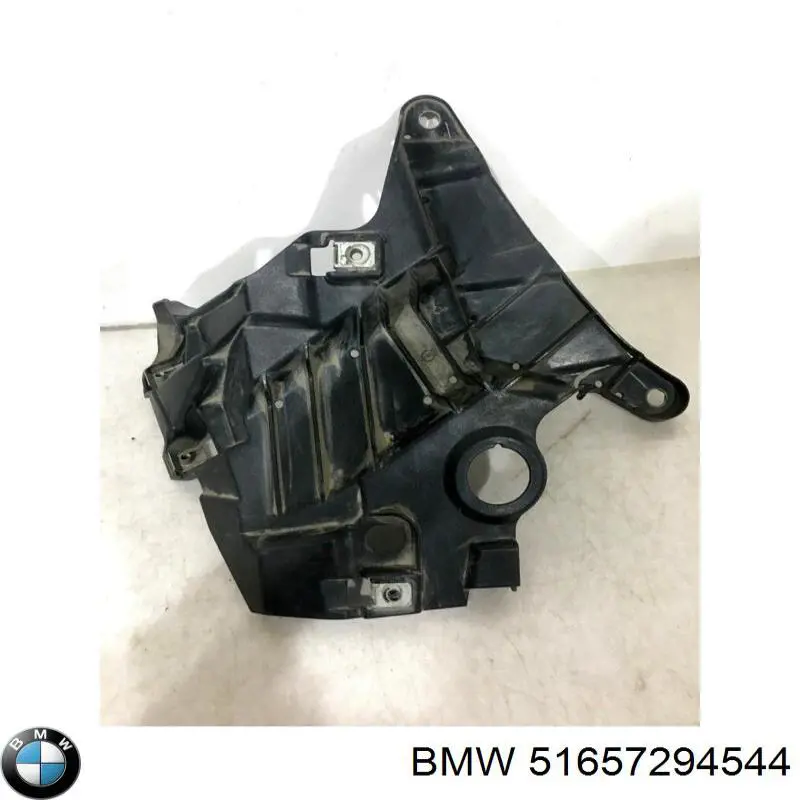 Consola dianteira de fixação do pára-lama dianteiro direito 51657294544 BMW