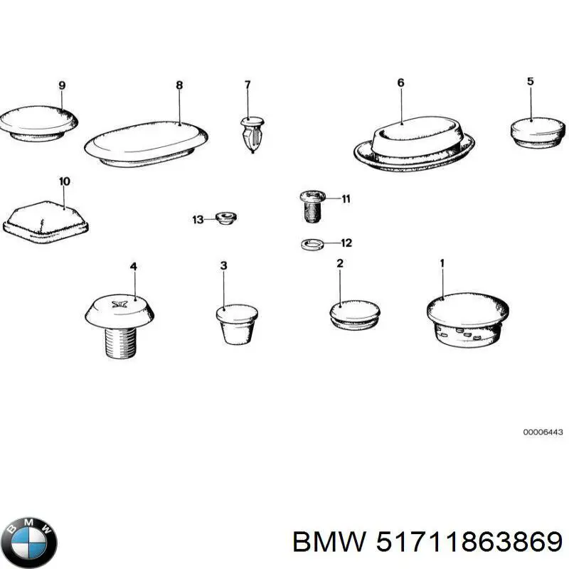 Compre 51711863869 BMW 