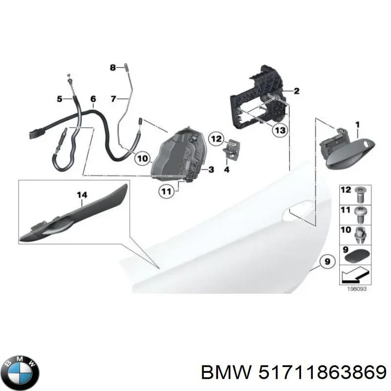  BMW 51711863869 preço, a partir de 4,61 USD