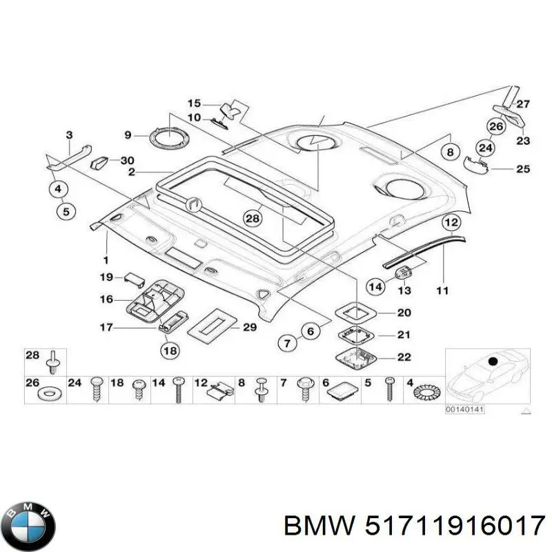  BMW 51711916017 preço, a partir de 15,96 USD