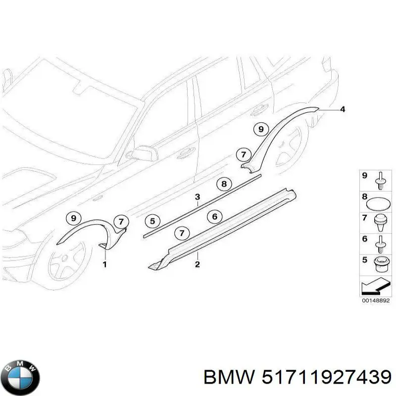 Compre 51711927439 BMW 