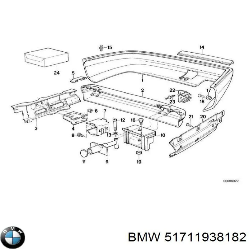 Compre 51711938182 BMW Proteção de motor, de panela (da seção de motor)