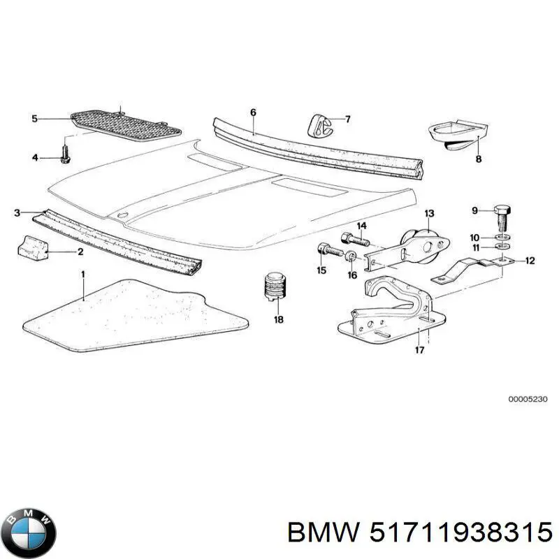  BMW 51711938315 preço, a partir de 3,18 USD