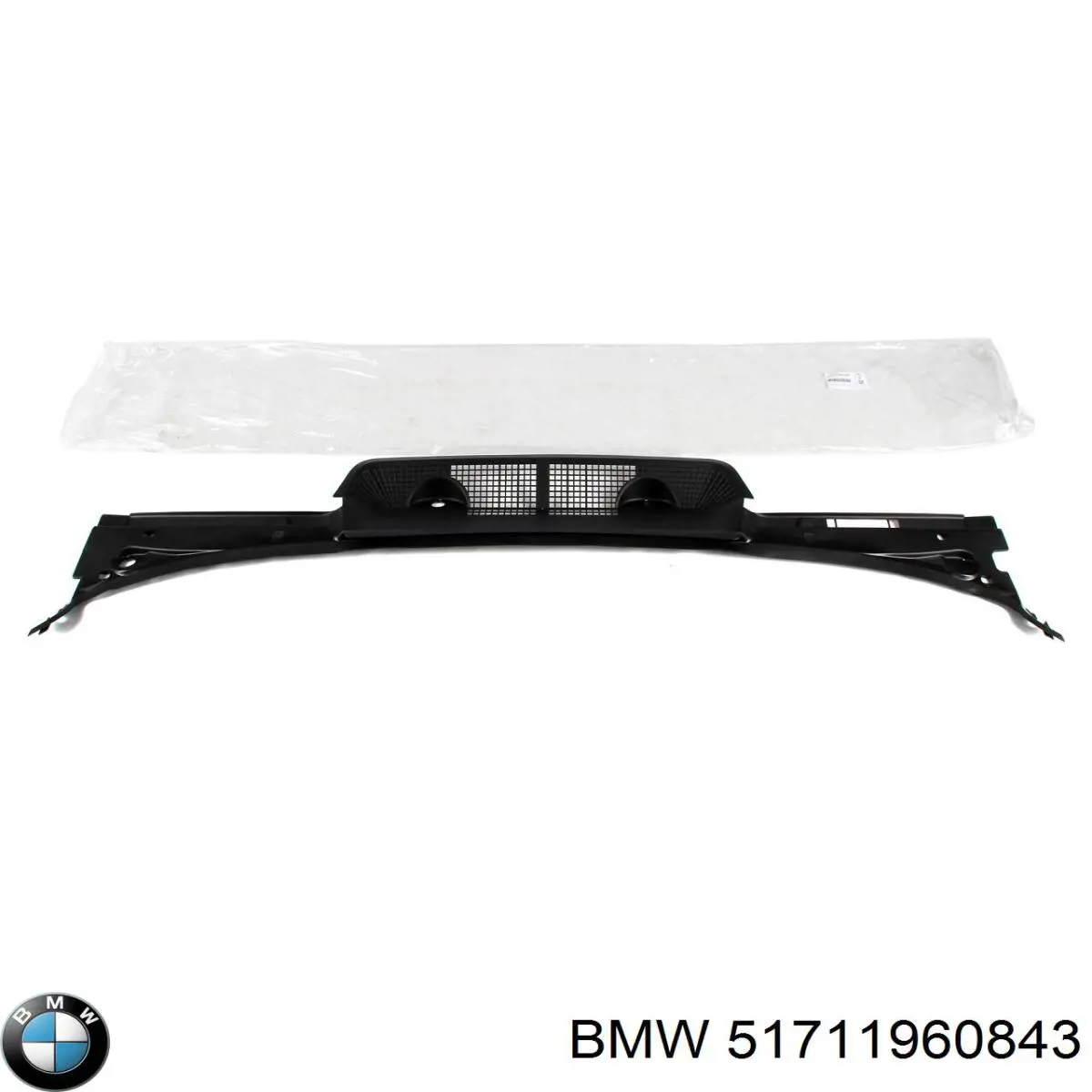 Compre 51711960843 BMW Grelha esquerda de limpadores de pára-brisa
