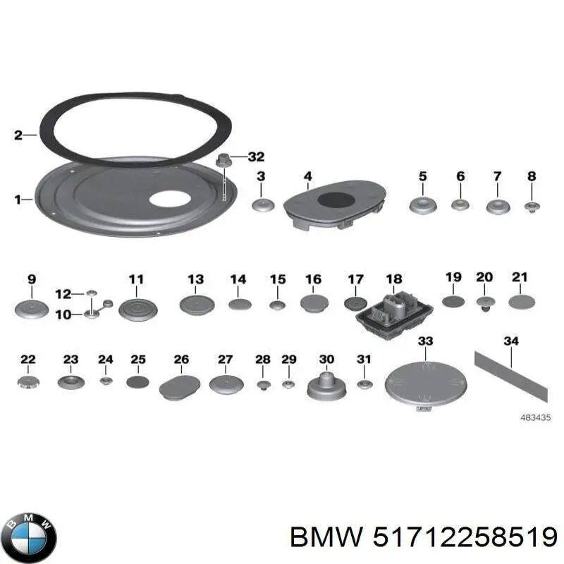 Kit de reparação de cilindro mestre do freio BMW 51712258519 preço, a partir de 2,18 USD