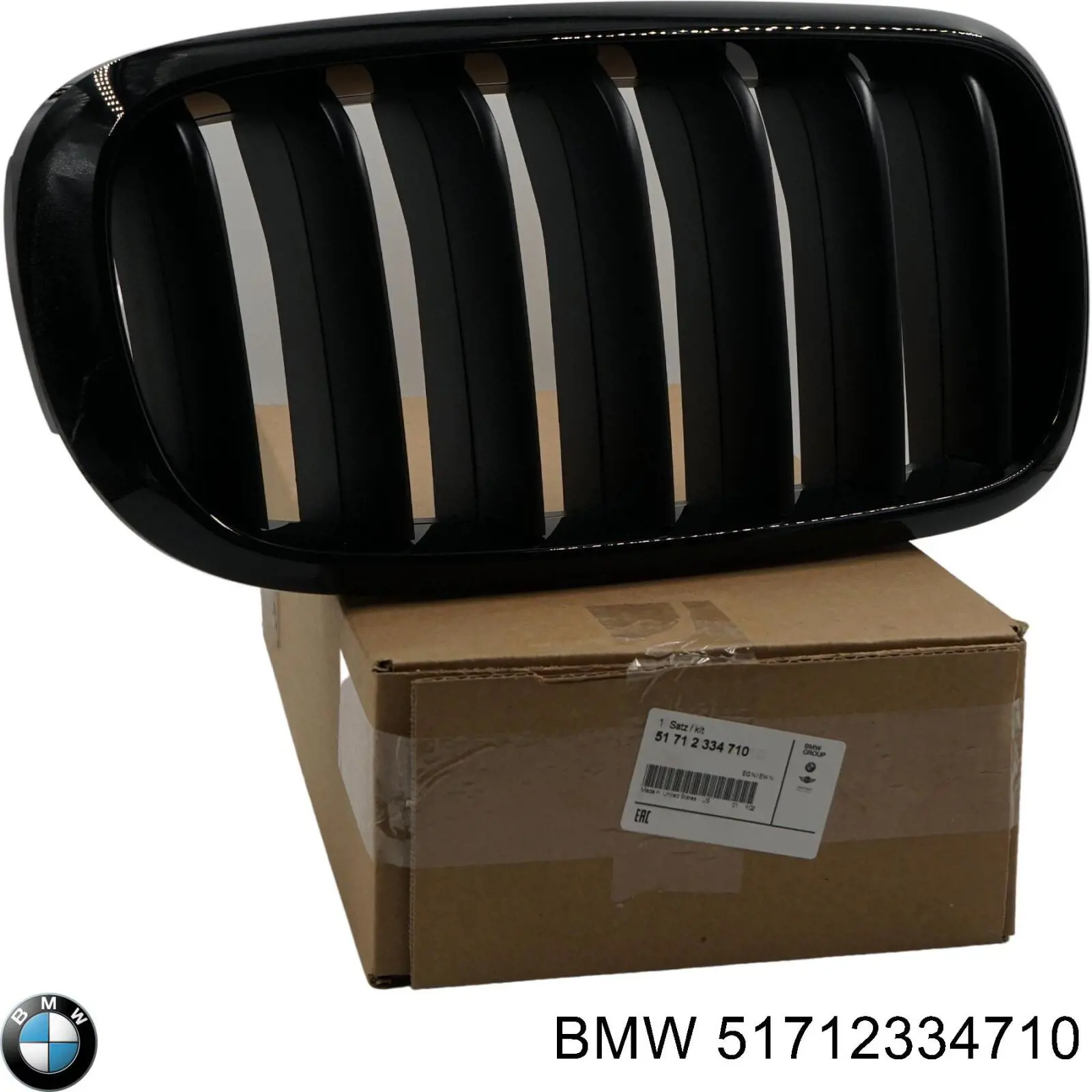 Grelha do radiador direita BMW 51712334710 preço, a partir de 20,98 USD
