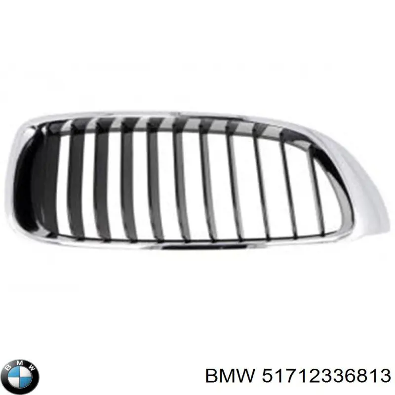 Grelha do radiador esquerda BMW 51712336813 preço, a partir de 72,47 USD