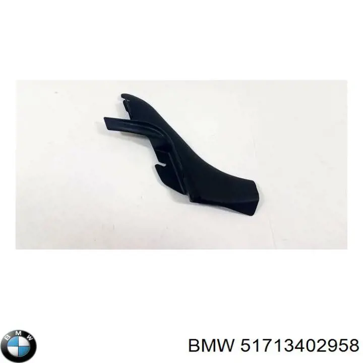 51713402958 BMW Tampão (grelha) das luzes de nevoeiro do pára-choque dianteiro direito