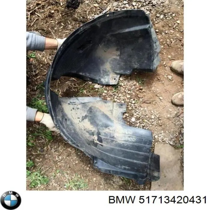Guarda-barras esquerdo do pára-lama dianteiro BMW 51713420431 preço, a partir de 88,53 USD