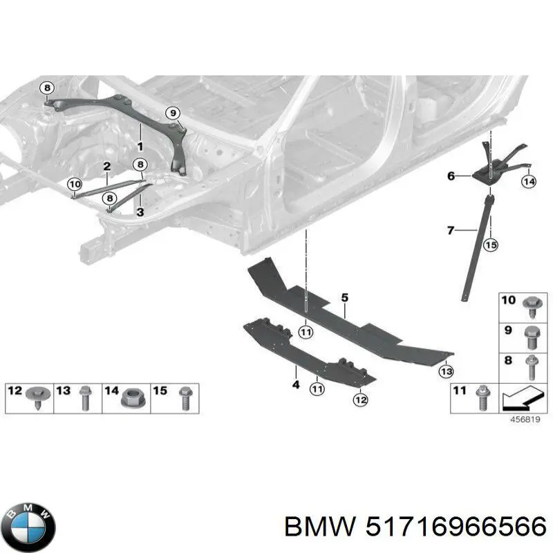 Parafuso de fixação de braço oscilante dianteiro BMW 51716966566 preço, a partir de 10,36 USD