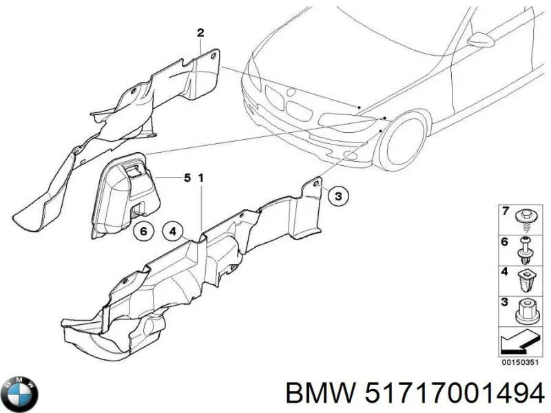  BMW 51717001494 preço, a partir de 1,88 USD