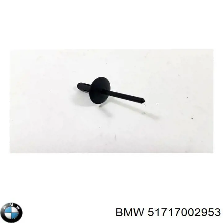 Compre 51717002953 BMW Cápsula (prendedor) de fixação do forro do pára-choque do pára-lama dianteiro