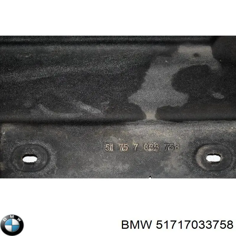 Compre 51717033758 BMW Proteção de fundo direita