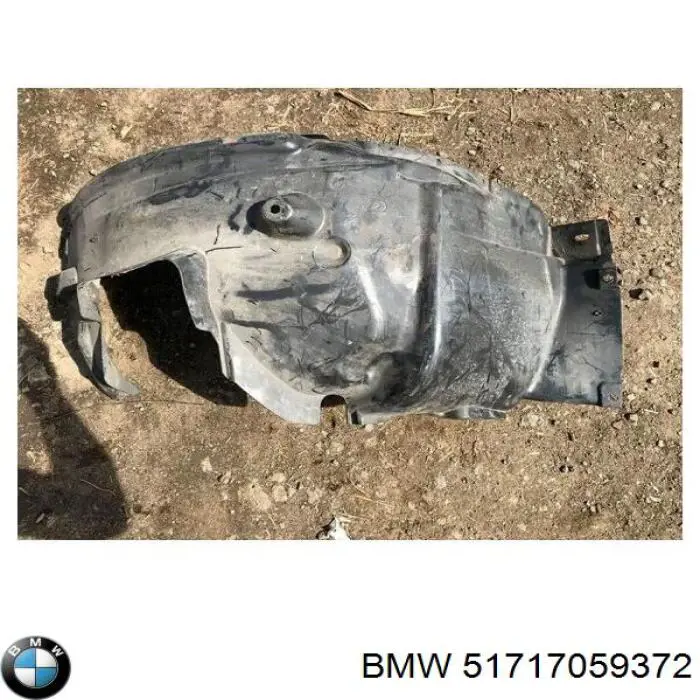 51717059372 BMW Guarda-barras direito traseiro do pára-lama dianteiro