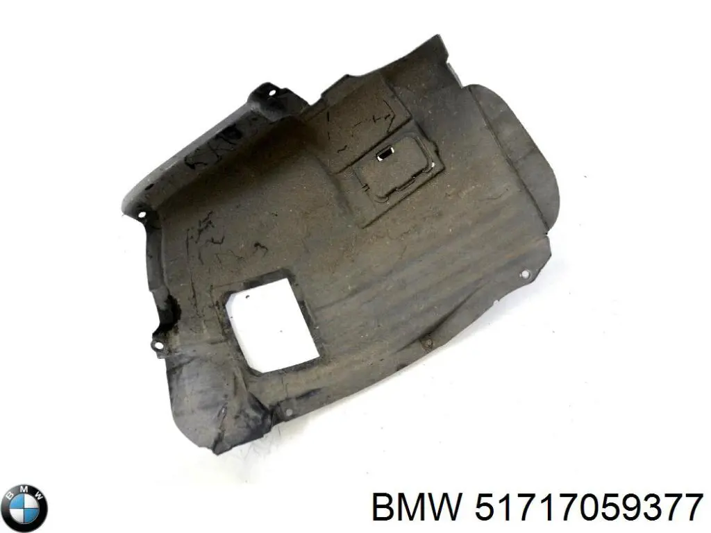 Compre 51717059377 BMW Guarda-barras esquerdo traseiro do pára-lama dianteiro