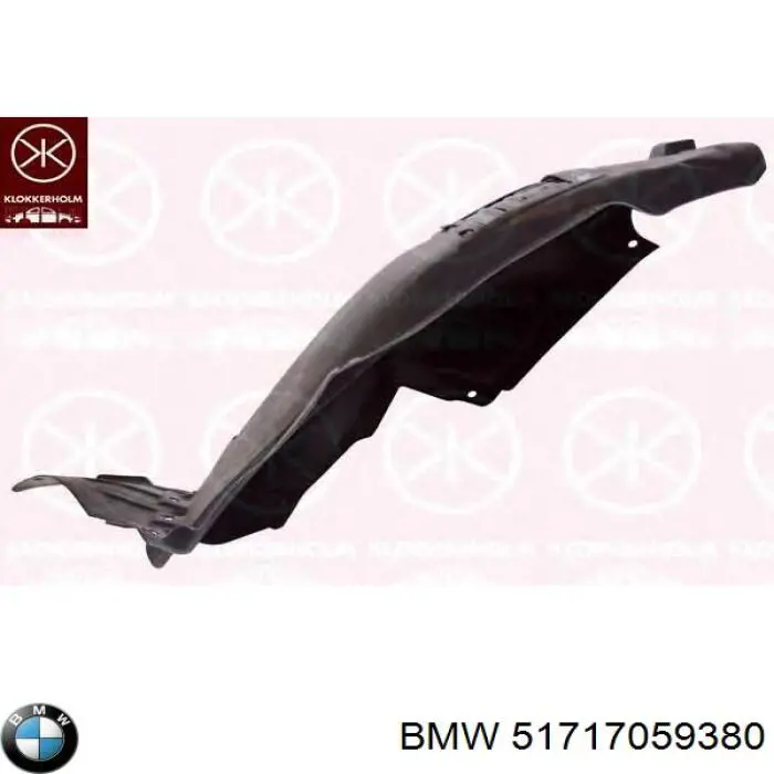 Guarda-barras direito dianteiro do pára-lama dianteiro BMW 51717059380 preço, a partir de 38,51 USD