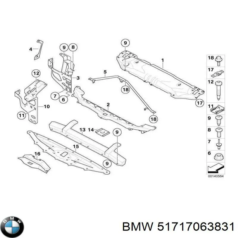 51717063831 BMW Parafuso de cabeça de motor (CBC)