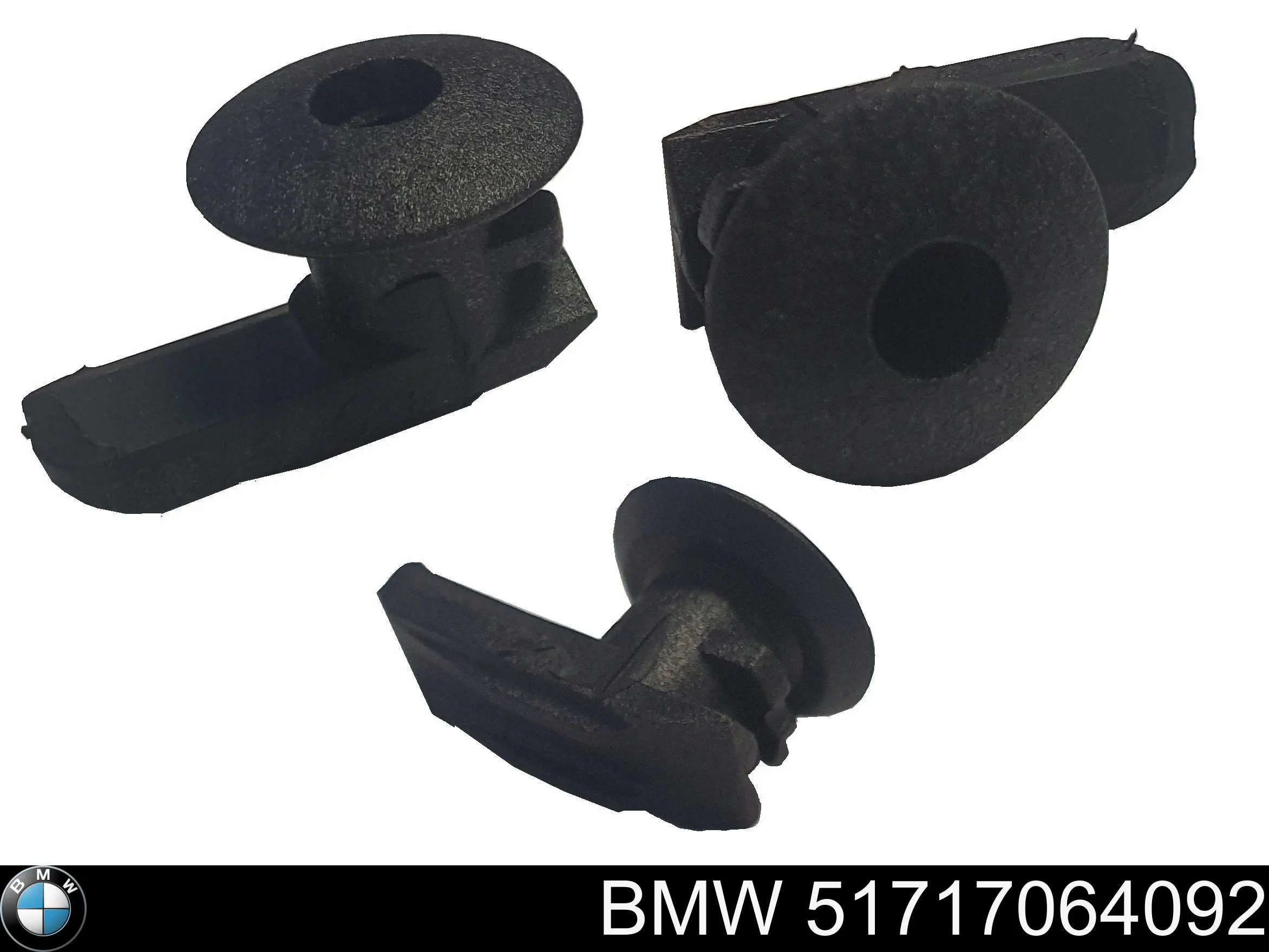 51717064092 BMW Cápsula (prendedor) de fixação do forro do pára-choque do pára-lama dianteiro