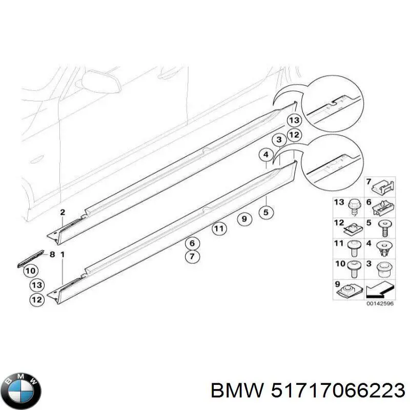  BMW 51717066223 preço, a partir de 4,08 USD