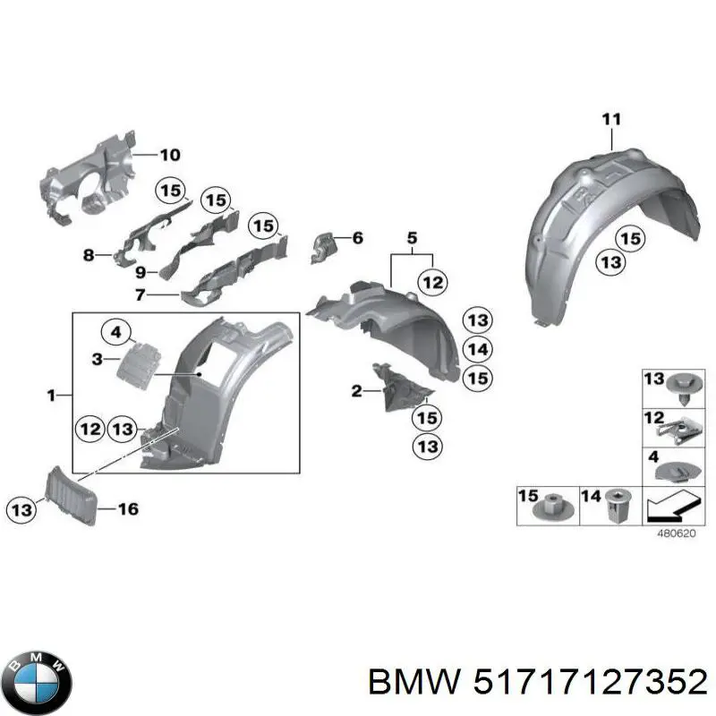  BMW 51717127352 preço, a partir de 43,67 USD