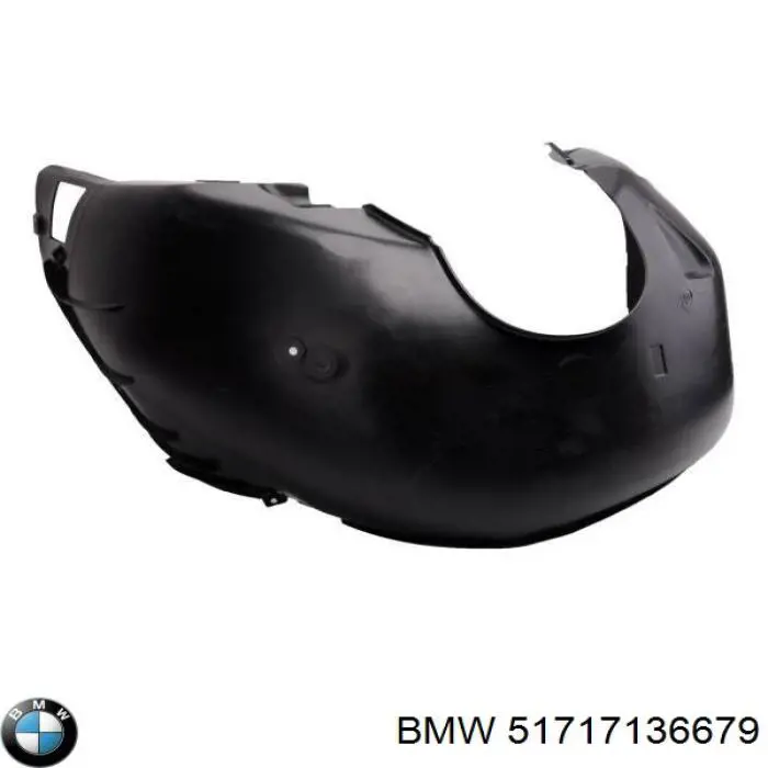 51717136679 BMW Guarda-barras esquerdo do pára-lama dianteiro